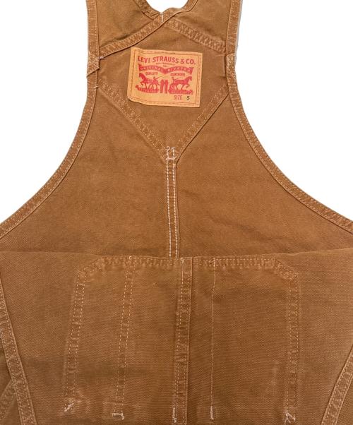 LEVI'S（リーバイス）LEVI'S (リーバイス) ダックキャンバスオーバーオール ブラウン サイズ:Ｓの古着・服飾アイテム