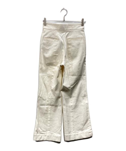 ANAYI（アナイ）ANAYI (アナイ) セミワイドフレアパンツ ホワイト サイズ:36の古着・服飾アイテム