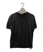 Crucianiクルチアーニ）の古着「半袖コットンニット」｜ブラック