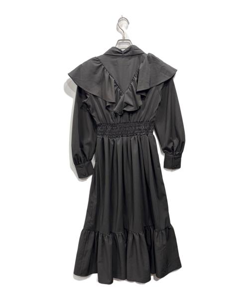 jouetie（ジュエティ）jouetie (ジュエティ) リボンタイフリルワンピース ブラック サイズ:M 未使用品の古着・服飾アイテム