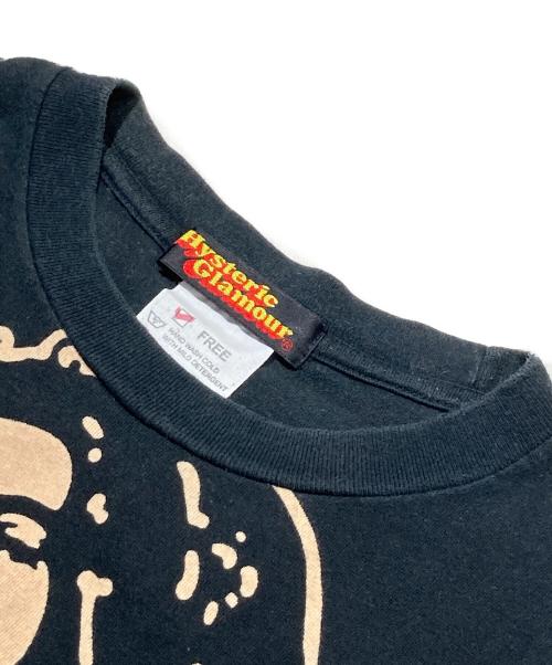 Hysteric Glamour（ヒステリックグラマー）Hysteric Glamour (ヒステリックグラマー) ガールプリントTシャツ ブラック サイズ:Freeの古着・服飾アイテム