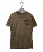 Hysteric Glamourヒステリックグラマー）の古着「バックプリントTシャツ」｜ベージュ