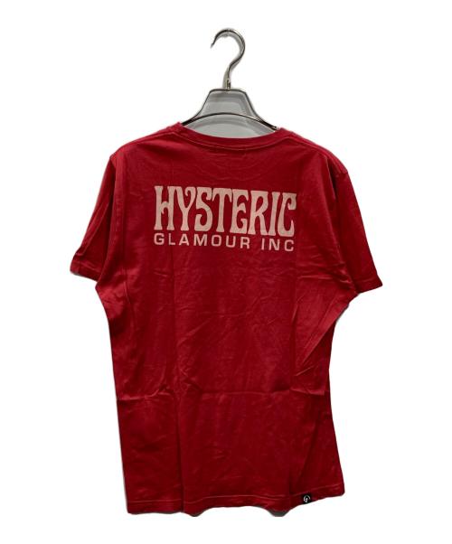 Hysteric Glamour（ヒステリックグラマー）Hysteric Glamour (ヒステリックグラマー) H RATED Tee レッド サイズ:Mの古着・服飾アイテム