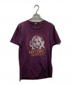 Hysteric Glamourヒステリックグラマー）の古着「ガールプリントTシャツ」｜パープル