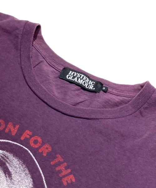 Hysteric Glamour（ヒステリックグラマー）Hysteric Glamour (ヒステリックグラマー) ガールプリントTシャツ パープル サイズ:Ｓの古着・服飾アイテム