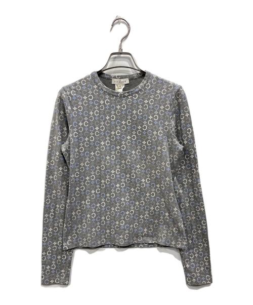 CELINE（セリーヌ）CELINE (セリーヌ) 総柄カットソー グレー サイズ:Mの古着・服飾アイテム