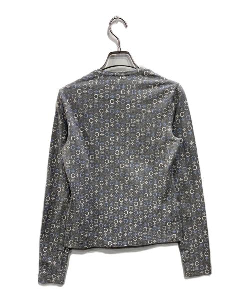CELINE（セリーヌ）CELINE (セリーヌ) 総柄カットソー グレー サイズ:Mの古着・服飾アイテム