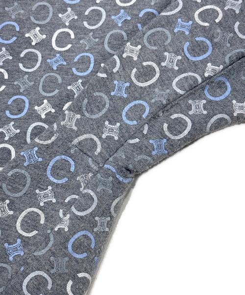 CELINE（セリーヌ）CELINE (セリーヌ) 総柄カットソー グレー サイズ:Mの古着・服飾アイテム