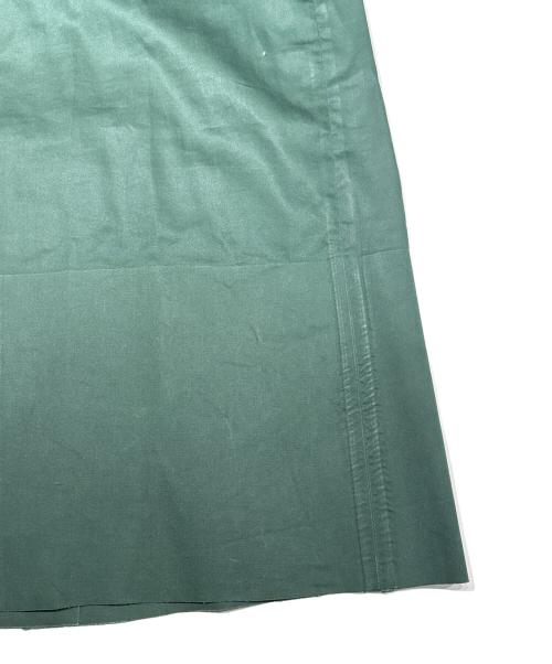 CELINE（セリーヌ）CELINE (セリーヌ) ベルト付きボンディングワンピース グリーン サイズ:38の古着・服飾アイテム