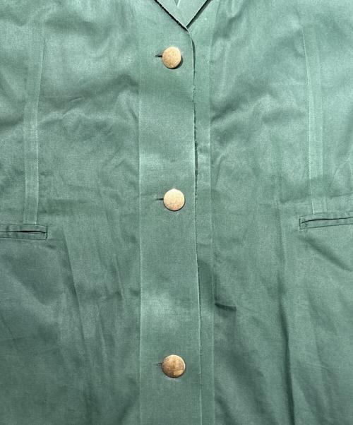 CELINE（セリーヌ）CELINE (セリーヌ) ベルト付きボンディングワンピース グリーン サイズ:38の古着・服飾アイテム