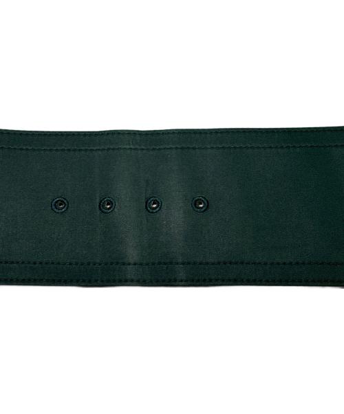 CELINE（セリーヌ）CELINE (セリーヌ) ベルト付きボンディングワンピース グリーン サイズ:38の古着・服飾アイテム