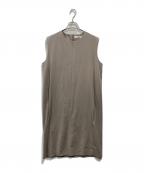 JIL SANDERジルサンダー）の古着「ノースリーブワンピース」｜グレー