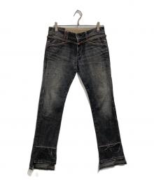 MARITHE+FRANCOIS GIRBAUD（マリテフランソワジルボー）の古着「フレアデニムパンツ」｜グレー