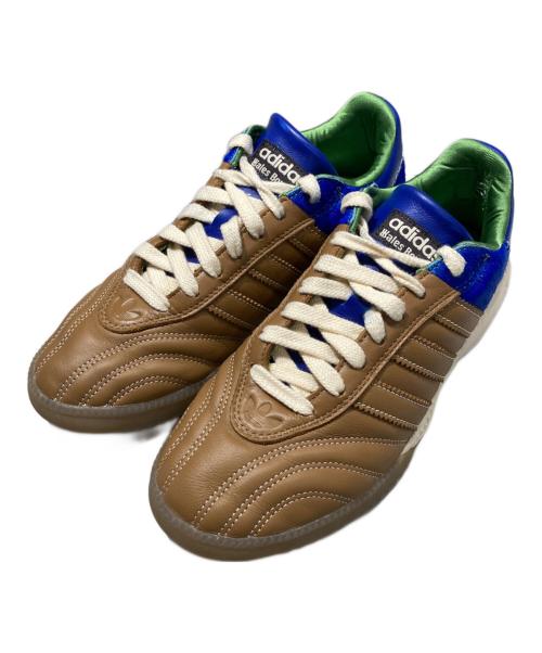 adidas（アディダス）adidas (アディダス) WALES BONNER (ウェールズボナー) SAMBA PONY ブラウン×ブルー サイズ:26.5㎝の古着・服飾アイテム