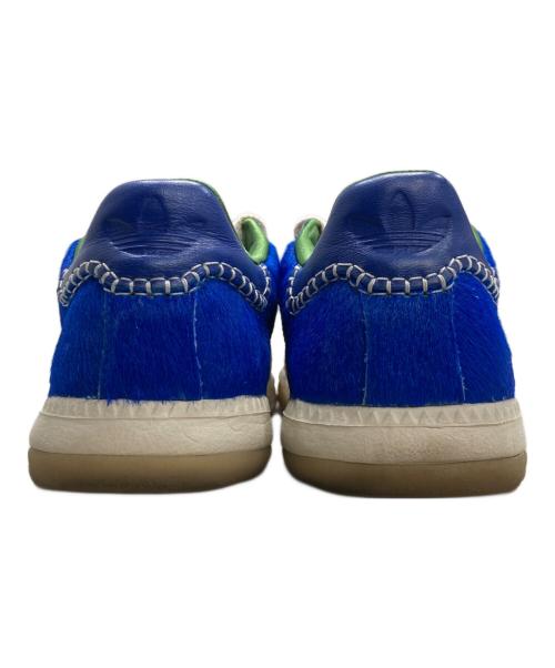 adidas（アディダス）adidas (アディダス) WALES BONNER (ウェールズボナー) SAMBA PONY ブラウン×ブルー サイズ:26.5㎝の古着・服飾アイテム
