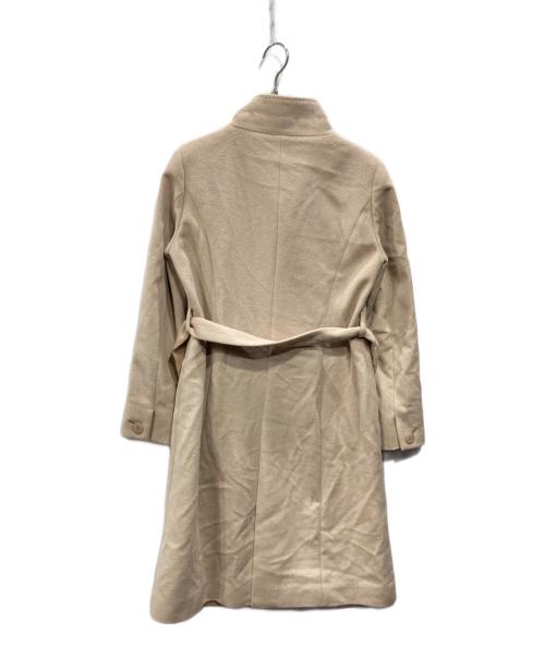 COUP DE CHANCE（クードシャンス）COUP DE CHANCE (クードシャンス) アンゴラブレンドスタンドカラーコート ベージュ サイズ:38の古着・服飾アイテム