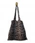CELERI（セルリ）の古着「レオパードプリーツトートバッグ」｜ブラック×ベージュ