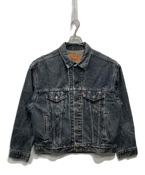 LEVI'S（リーバイス）LEVI'S (リーバイス) 先染めブラックデニムジャケット グレー サイズ:Mの古着・服飾アイテム
