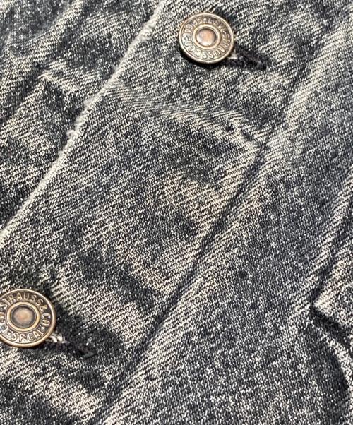 LEVI'S（リーバイス）LEVI'S (リーバイス) 先染めブラックデニムジャケット グレー サイズ:Mの古着・服飾アイテム