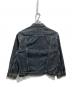 LEVI'S (リーバイス) 先染めブラックデニムジャケット グレー サイズ:M：41000円