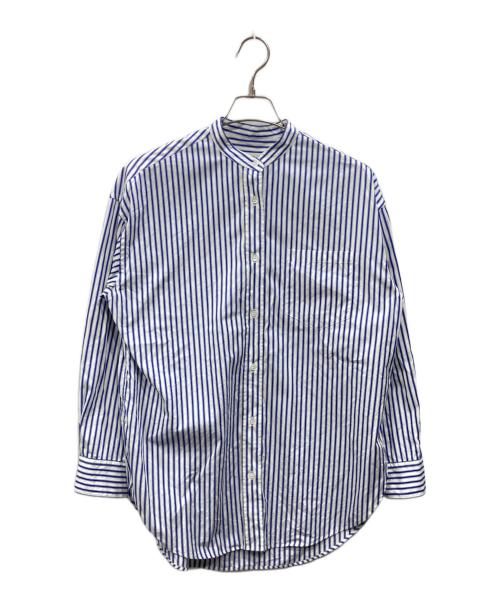 FRAMeWORK（フレームワーク）FRAMeWORK (フレームワーク) ストライプシャツ ホワイト×ブルー サイズ:表記なしの古着・服飾アイテム