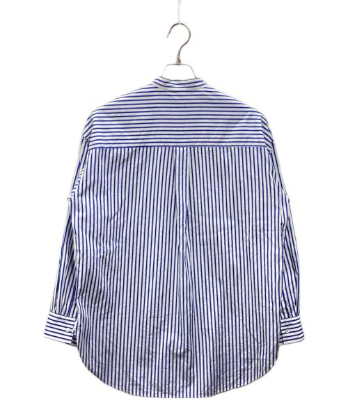 FRAMeWORK（フレームワーク）FRAMeWORK (フレームワーク) ストライプシャツ ホワイト×ブルー サイズ:表記なしの古着・服飾アイテム