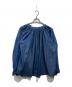ne quittez pas (ヌキテパ) デニム刺繍ギャザーブラウス ブルー サイズ:表記なし：5000円