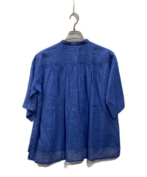 MACKINTOSH LONDON（マッキントッシュ ロンドン）MACKINTOSH LONDON (マッキントッシュ ロンドン) シアーシャツ ブルー サイズ:Mの古着・服飾アイテム