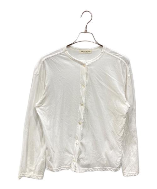 THE SHINZONE（ザ シンゾーン）THE SHINZONE (ザ シンゾーン) HIGH TWIST COTTON CARDIGAN ホワイト サイズ:Fの古着・服飾アイテム