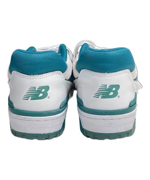 NEW BALANCE（ニューバランス）NEW BALANCE (ニューバランス) ローカットスニーカー ホワイト×グリーン サイズ:27.5㎝の古着・服飾アイテム