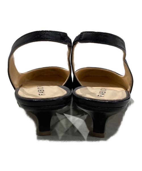 FABIO RUSCONI（ファビオルスコーニ）FABIO RUSCONI (ファビオルスコーニ) バックバンドパンプス ブラック サイズ:38の古着・服飾アイテム