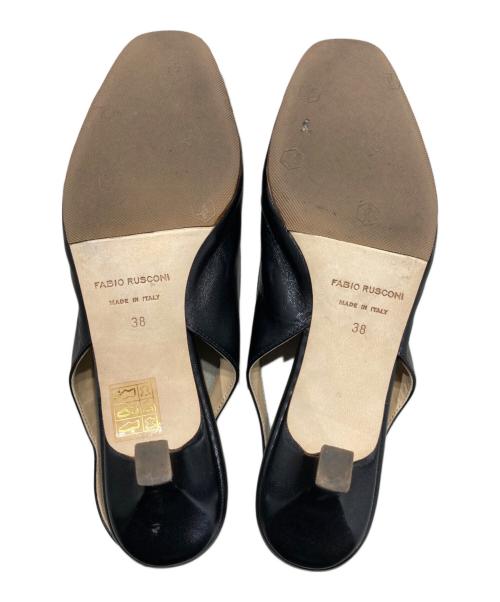 FABIO RUSCONI（ファビオルスコーニ）FABIO RUSCONI (ファビオルスコーニ) バックバンドパンプス ブラック サイズ:38の古着・服飾アイテム
