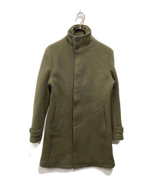 Junhashimoto（ジュンハシモト）Junhashimoto (ジュンハシモト) スタンドカラーコート オリーブ サイズ:SIZE5の古着・服飾アイテム
