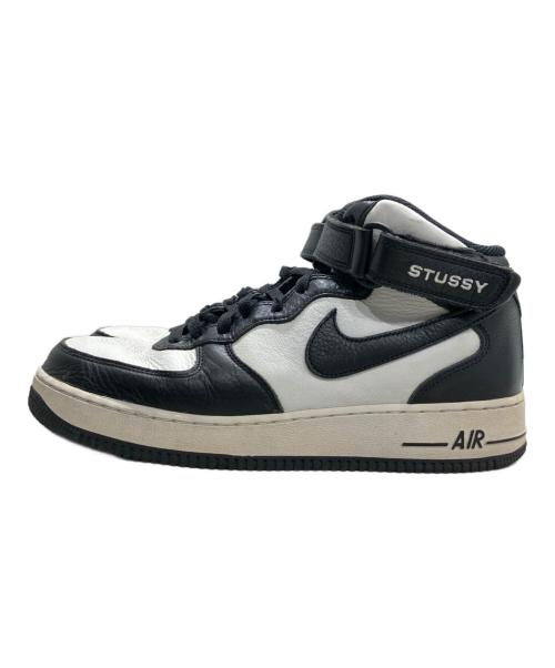 NIKE（ナイキ）NIKE (ナイキ) stussy (ステューシー) AIR FORCE 1 07 MID SP ホワイト×ブラック サイズ:28㎝の古着・服飾アイテム