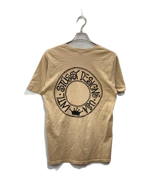 stussy（ステューシー）stussy (ステューシー) Buana Pigment Dyed Tee ベージュ サイズ:Ｓの古着・服飾アイテム