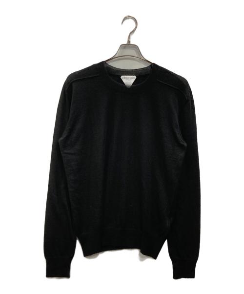 BOTTEGA VENETA（ボッテガベネタ）BOTTEGA VENETA (ボッテガベネタ) カシミヤニット ブラック サイズ:Mの古着・服飾アイテム