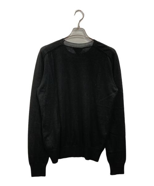 BOTTEGA VENETA（ボッテガベネタ）BOTTEGA VENETA (ボッテガベネタ) カシミヤニット ブラック サイズ:Mの古着・服飾アイテム