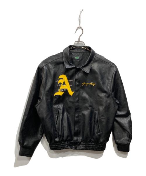 A FEW GOOD KIDS（アフューグッドキッズ）A FEW GOOD KIDS (アフューグッドキッズ) エコレザージャケット ブラック サイズ:Lの古着・服飾アイテム