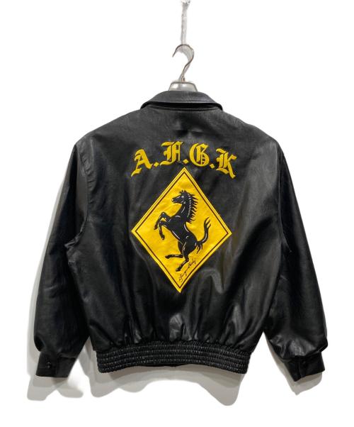 A FEW GOOD KIDS（アフューグッドキッズ）A FEW GOOD KIDS (アフューグッドキッズ) エコレザージャケット ブラック サイズ:Lの古着・服飾アイテム