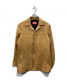 DIESEL（ディーゼル）の古着「レザージャケット」｜ベージュ