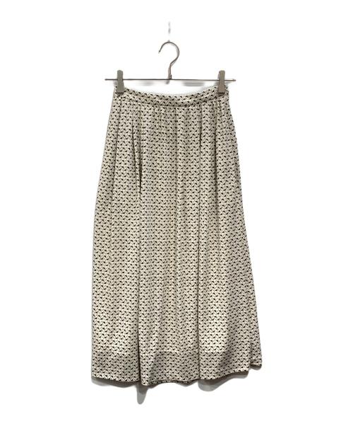 MACKINTOSH LONDON（マッキントッシュ ロンドン）MACKINTOSH LONDON (マッキントッシュ ロンドン) レードルプリントスカート ホワイト サイズ:36の古着・服飾アイテム