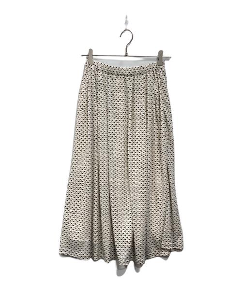 MACKINTOSH LONDON（マッキントッシュ ロンドン）MACKINTOSH LONDON (マッキントッシュ ロンドン) レードルプリントスカート ホワイト サイズ:36の古着・服飾アイテム