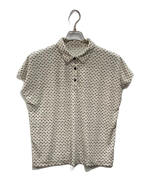 MACKINTOSH LONDON（マッキントッシュ ロンドン）MACKINTOSH LONDON (マッキントッシュ ロンドン) レードルプリントブラウス ホワイト サイズ:38の古着・服飾アイテム