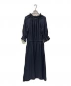 BLUE FRONCEブルーフォンセ）の古着「シアーワンピース」｜ネイビー