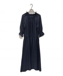 BLUE FRONCE（ブルーフォンセ）の古着「シアーワンピース」｜ネイビー