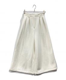 maison de dolce（メゾンドドルチェ）の古着「ソフトイージーパンツ」｜ホワイト