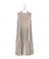 L'Or (ロル) ノースリーブプリーツワンピース ベージュ サイズ:F：8000円