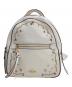 COACH（コーチ）の古着「スターダスト クリスタル リベッツリュック」｜アイボリー
