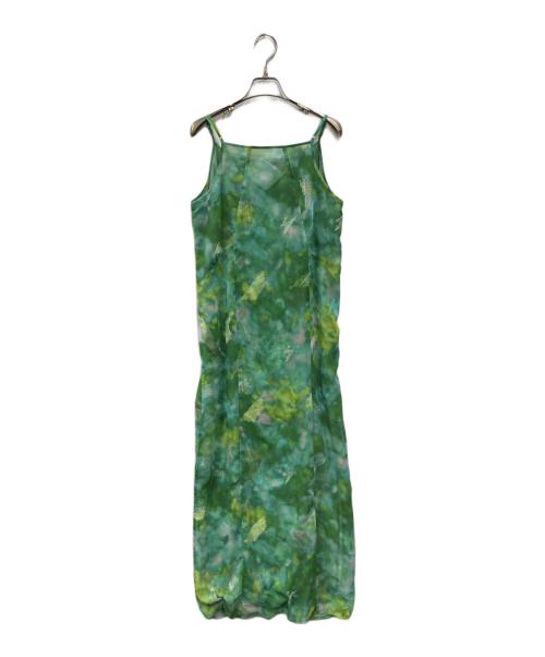 Ameri（アメリ）AMERI (アメリ) 2WAY BLUR SCENERY LONG TOP グリーン サイズ:Mの古着・服飾アイテム