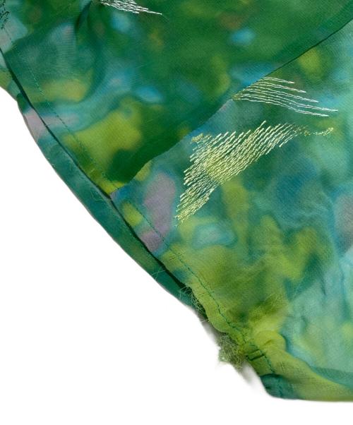 Ameri（アメリ）AMERI (アメリ) 2WAY BLUR SCENERY LONG TOP グリーン サイズ:Mの古着・服飾アイテム